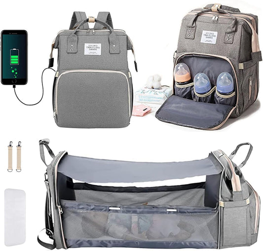 Diaper Bag Backpack - Baby Essentials Travel Bag