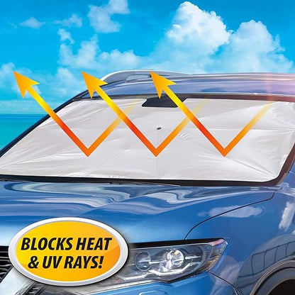 Car Windshield Sun Shade Foldable Umbrella (Premium Quality) ⭐⭐⭐⭐⭐